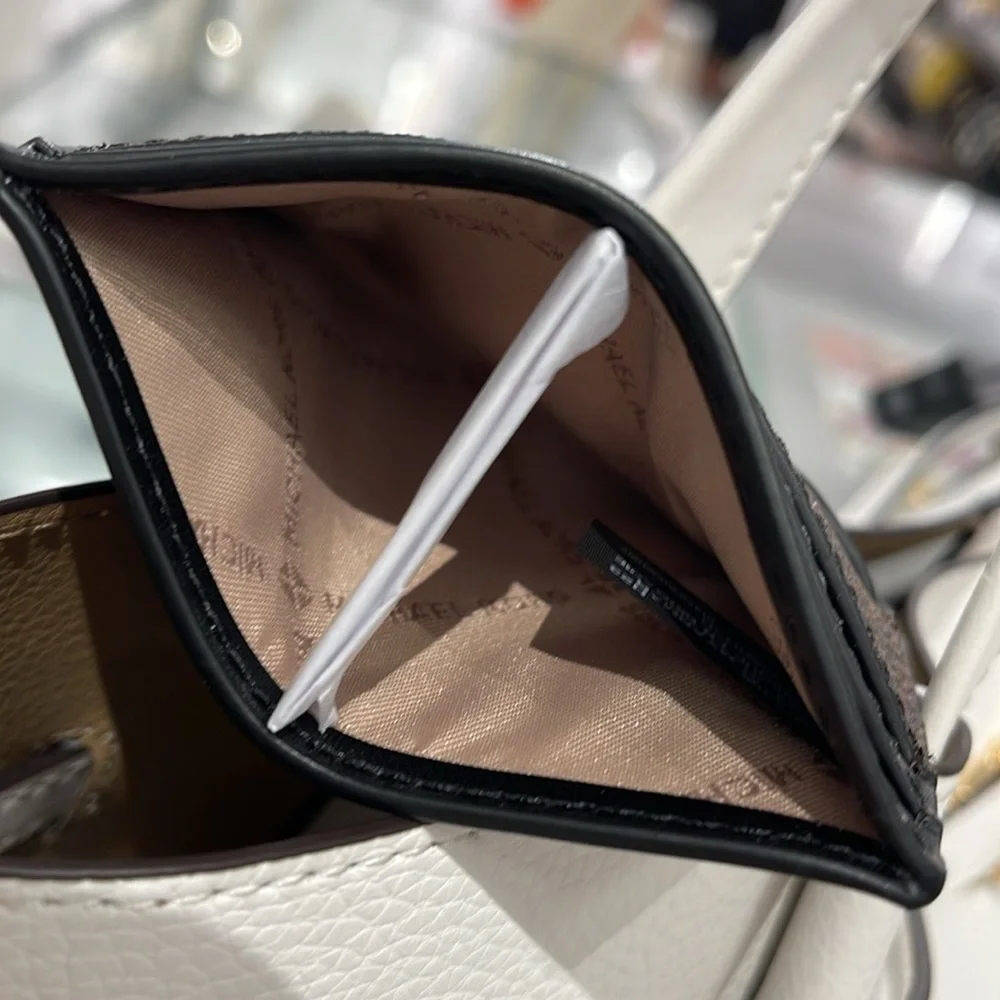 MICHAEL KORS
Reed Large Card Holder Case Wallet 
Brown /Black MK Signature 
NWT - Picture 10 of 16